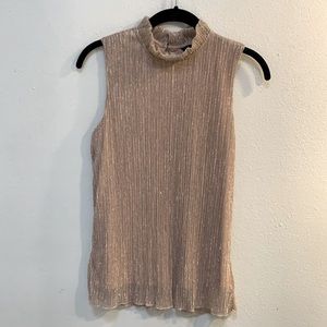 ADIVA rose gold sleeveless top